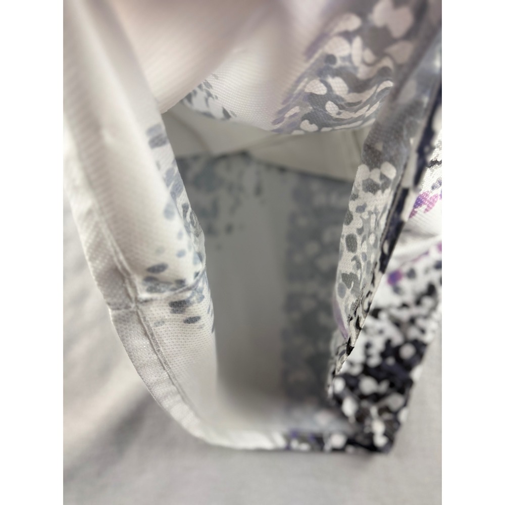 Tai One Shoulder Dress Womens Size S White Purple Abstract Sleeveless Mini - Picture 6 of 11
